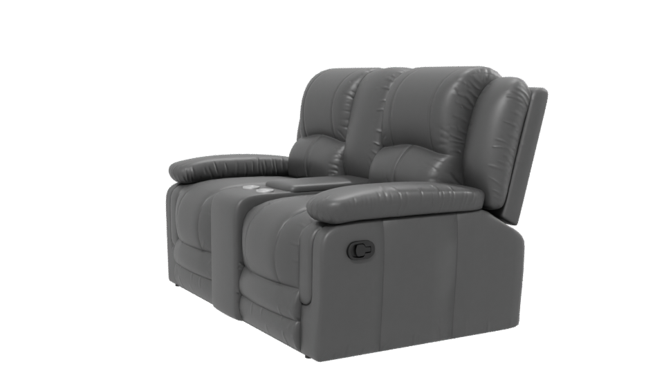 Modern Reclining Sofa 3D Model - Professional 3D Model Render 13