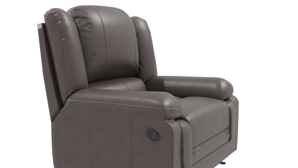 Comfortable Reclining Armchair Model - Professional 3D Model Render 9