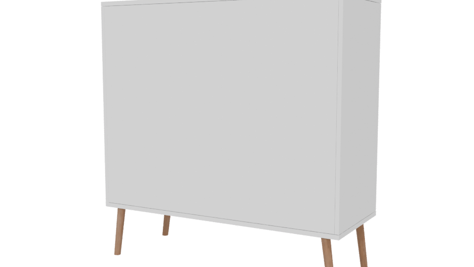 Stylish Modern Chest of Drawers 3D - Professional 3D Model Render 6