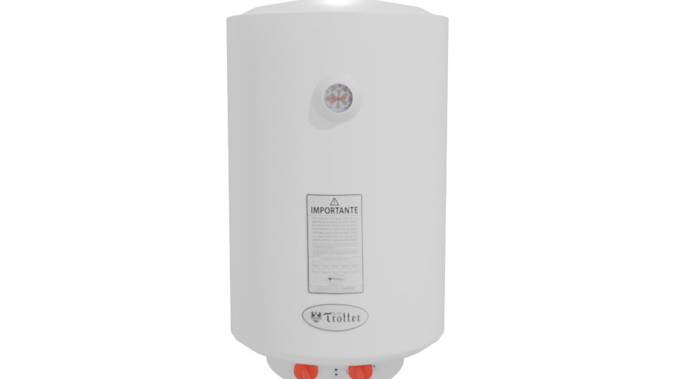 Stylish Electric Water Heater 3D - Professional 3D Model Render 11
