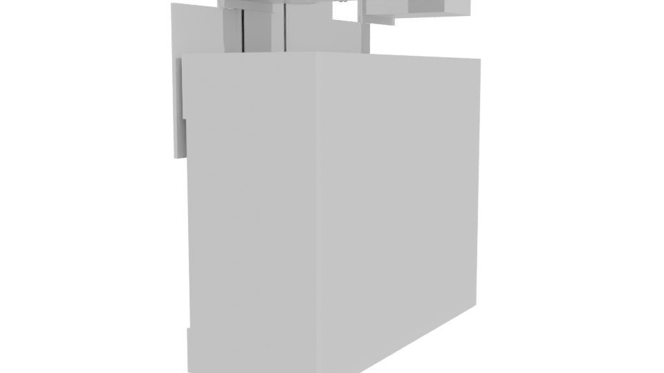 Contemporary Bathroom Vanity Unit 3D Model - Professional 3D Model Render 3