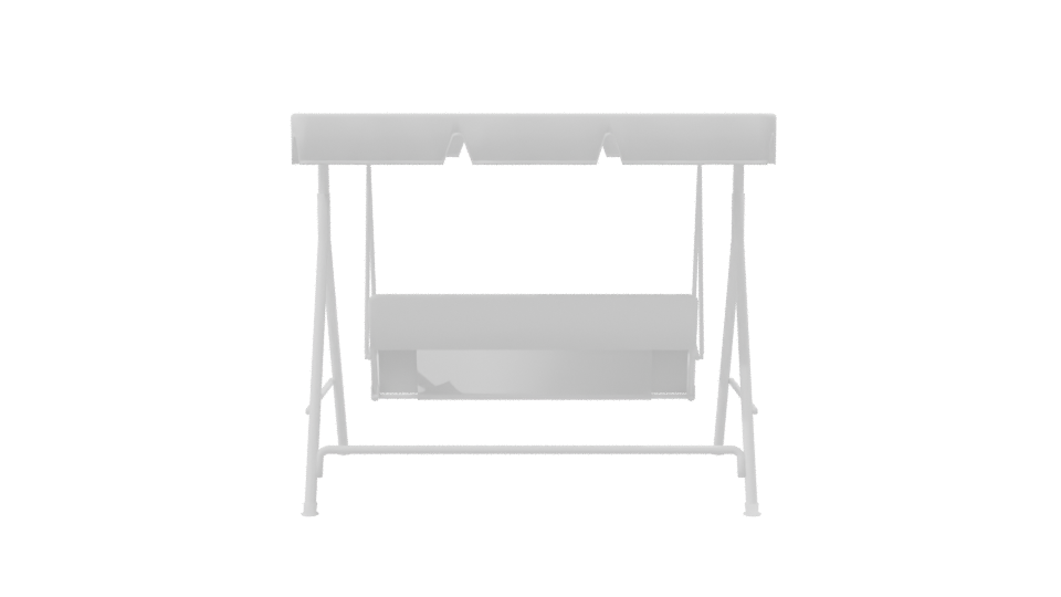 Stylish Outdoor Swing Canopy 3D - Professional 3D Model Render 7