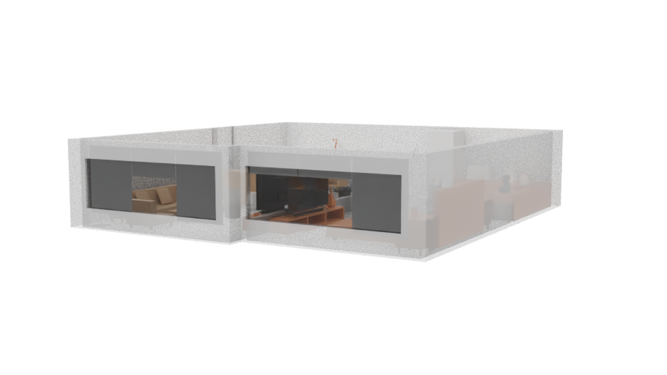 Modern Minimalist Interior Design Model - Professional 3D Model Render 6