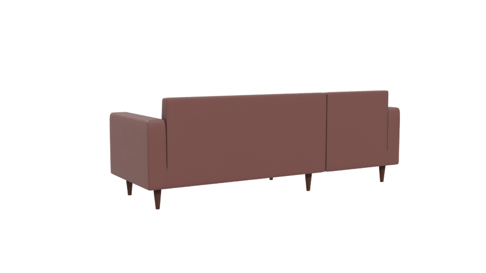 Stylish Modern L-Shaped Sofa 3D Model - Professional 3D Model Render 4