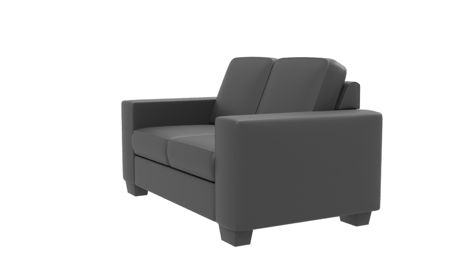 Minimalist Fabric Loveseat 3D Model - Professional 3D Model Render 13