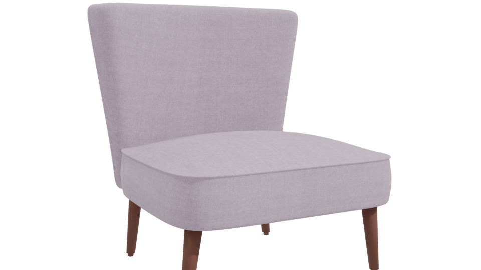 Stylish Modern Accent Chair 3D Model - Professional 3D Model Render 10