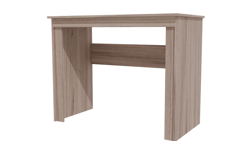 Stylish Minimalist Wooden Desk 3D - Professional 3D Model Render 12