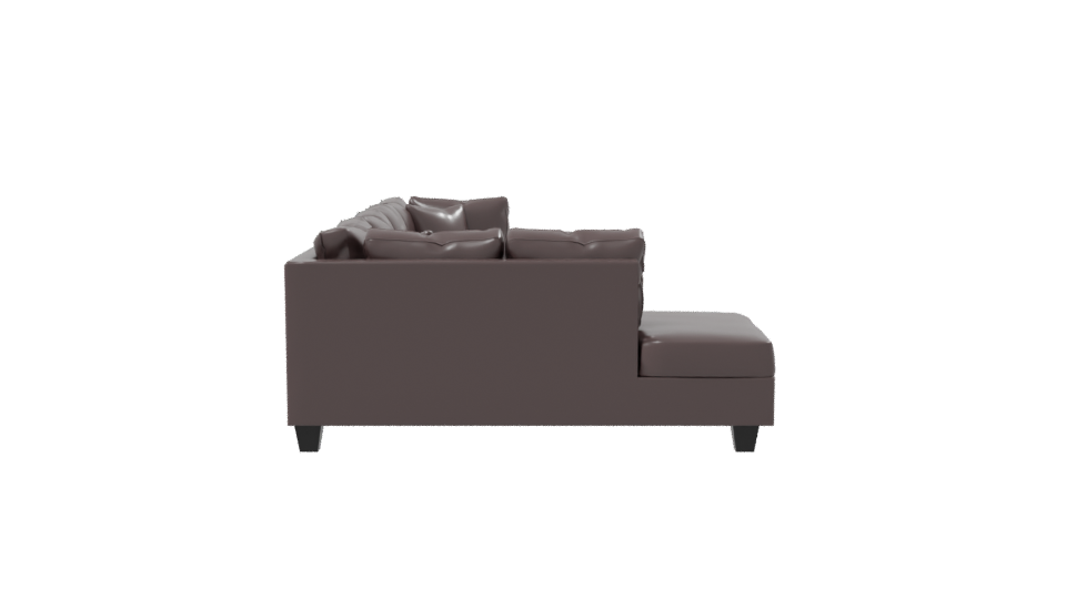 Contemporary L-Shaped Sofa 3D - Professional 3D Model Render 8