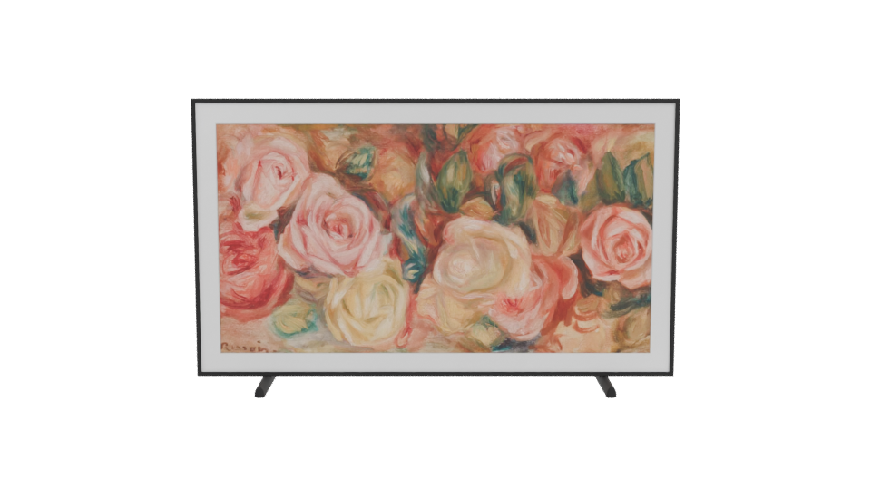 Roses Painting 3D Model - Professional 3D Model Render 11