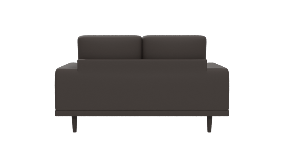 Modern Dark Gray Sofa 3D - Professional 3D Model Render 5