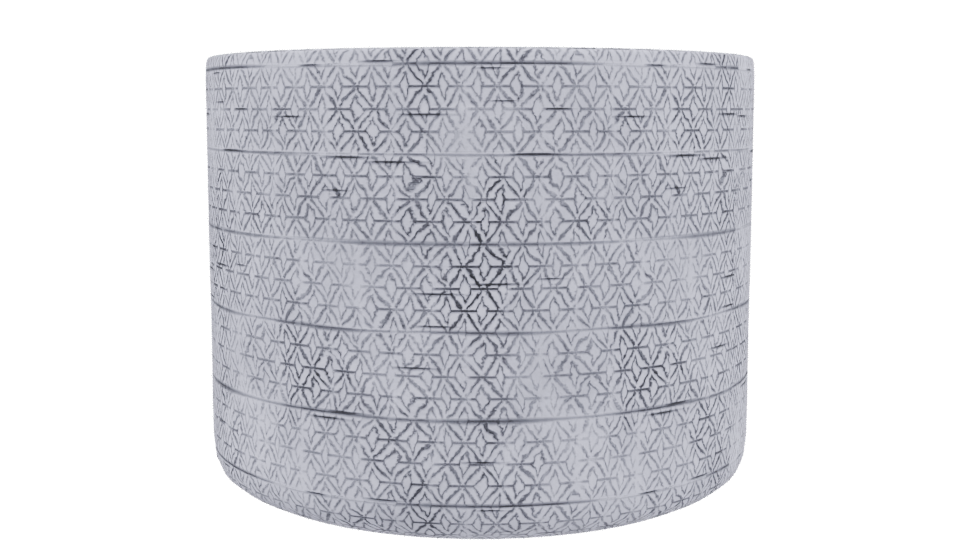 Elegant Decorative Pot 3D Model - Professional 3D Model Render 3