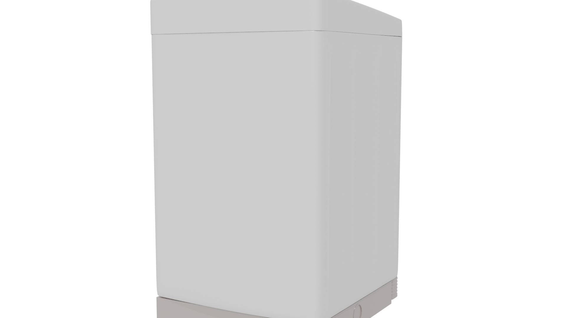Compact Top Load Washing Machine 3D - Professional 3D Model Render 6
