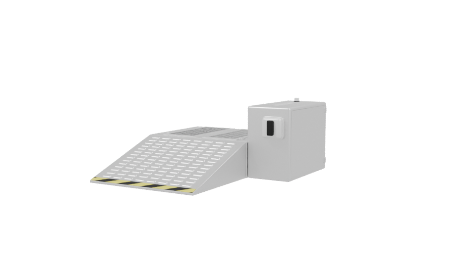 Sleek Industrial LED Light Model - Professional 3D Model Render 3