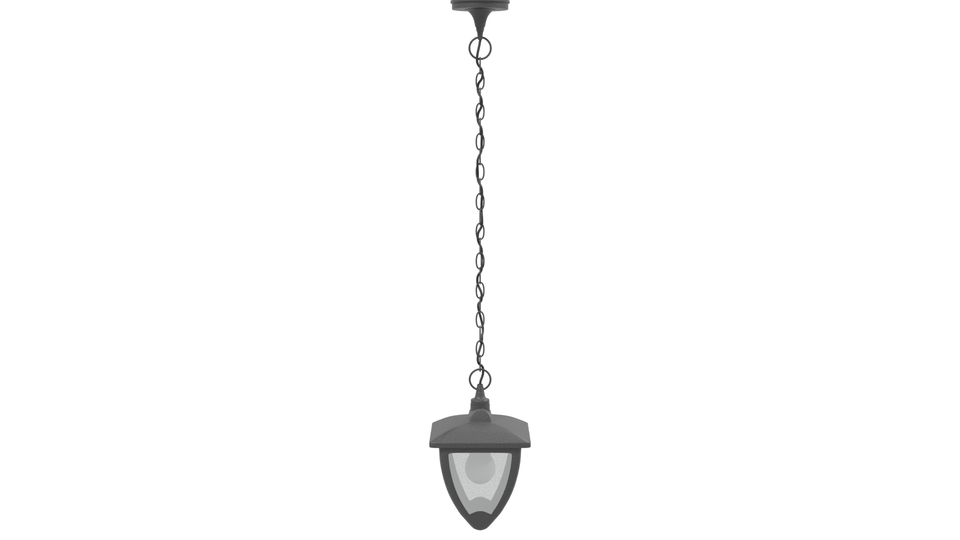Elegant Hanging Light Fixture 3D - Professional 3D Model Render 2