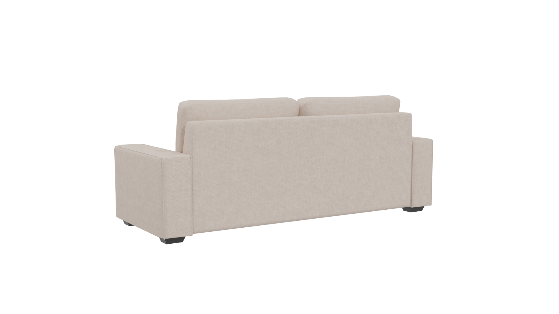 Contemporary Fabric Sofa 3D Model - Professional 3D Model Render 4