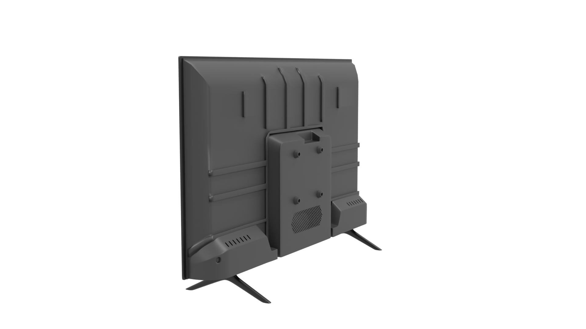 Sleek Modern Flat Screen TV - Professional 3D Model Render 3