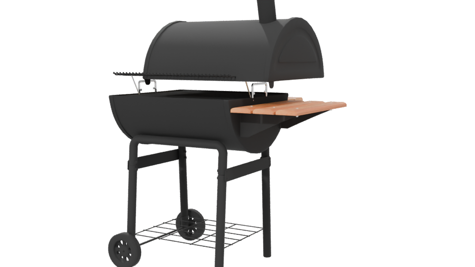 Parrilla Mr. BEEF 3D Grill Model - Professional 3D Model Render 6