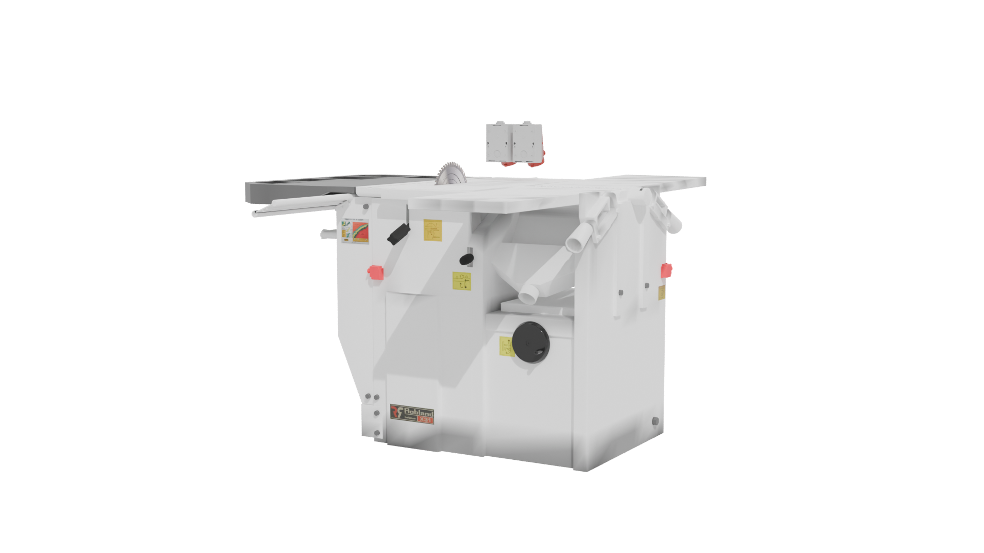 Precision Table Saw 3D Model - Professional 3D Model Render 12