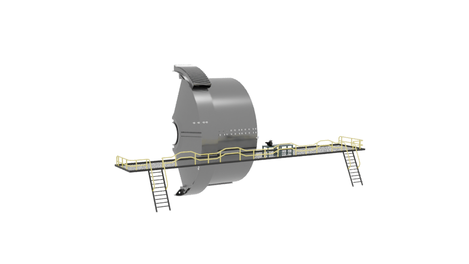 High-Detail Industrial Excavator 3D Model - Professional 3D Model Render 4