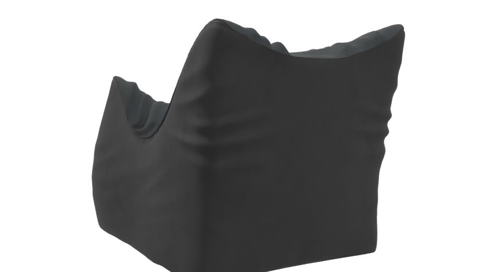 Stylish Bean Bag Chair 3D - Professional 3D Model Render 4