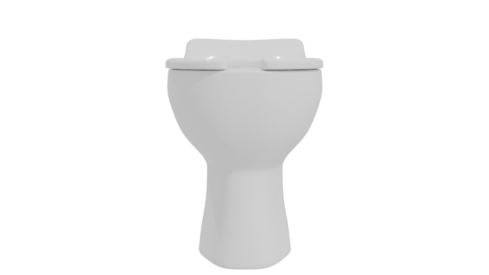 Minimalist Toilet 3D Model - Professional 3D Model Render 11