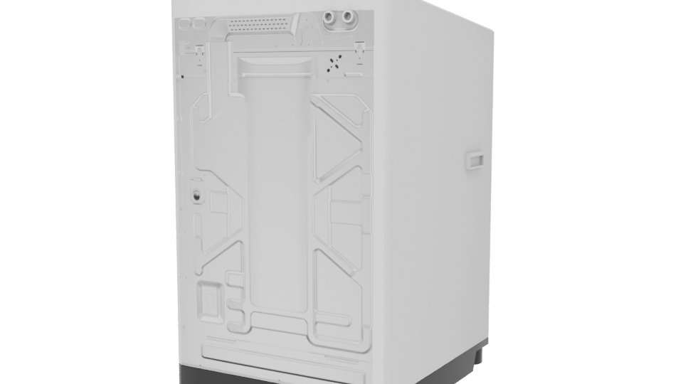 Top-Loading Washing Machine Model - Professional 3D Model Render 6