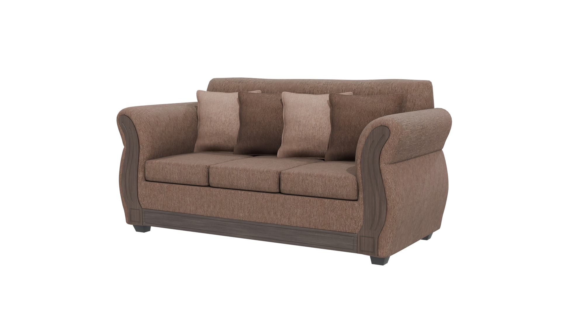 Essenza David-S Three-Seat Sofa 3D - Professional 3D Model Render 12