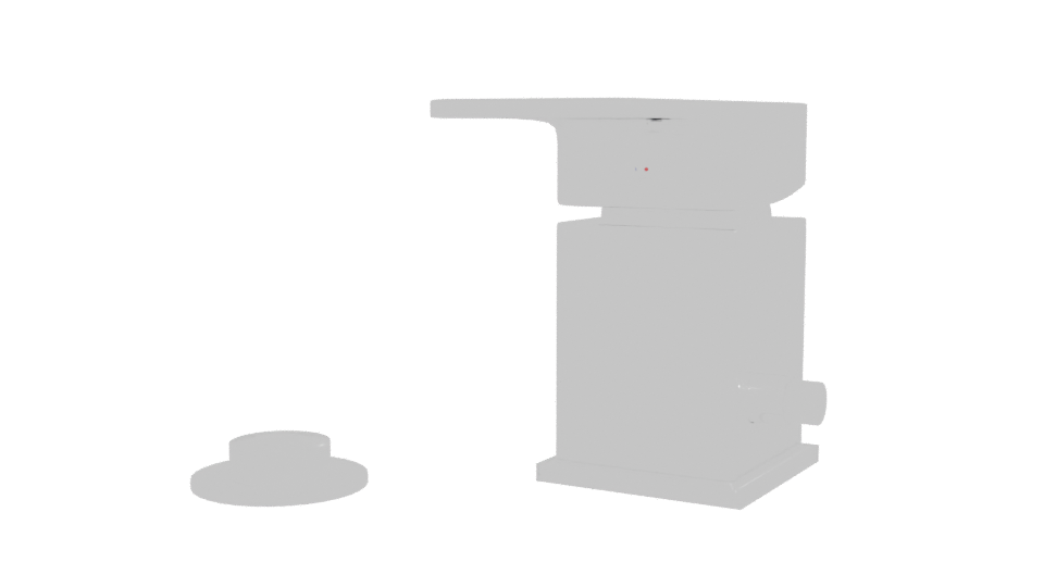 Industrial Metal Desk Clamp Model - Professional 3D Model Render 12