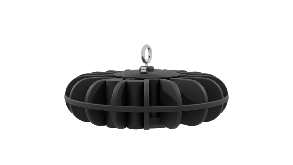 CAMPANA HIGH BAY 100W 3D Model - Professional 3D Model Render 9