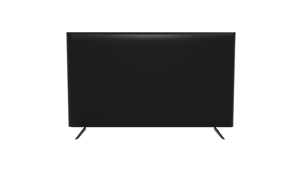 Sleek Modern TV Display Model - Professional 3D Model Render 5
