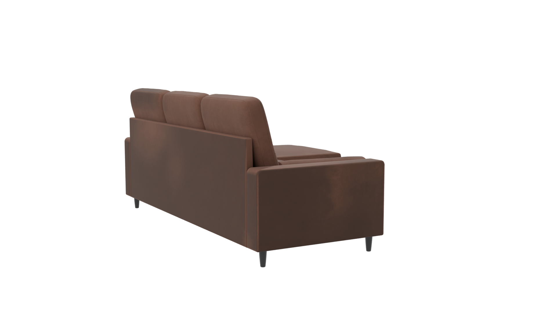 Contemporary Fabric Sectional Sofa 3D Model - Professional 3D Model Render 7