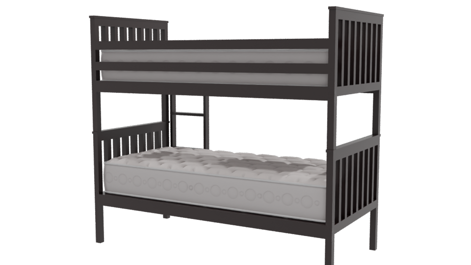 Stylish Baby Crib 3D Model - Professional 3D Model Render 9