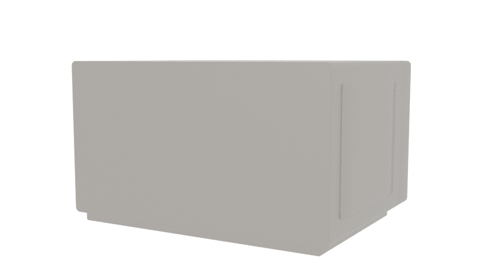 Sleek Modern Microwave Oven 3D - Professional 3D Model Render 6