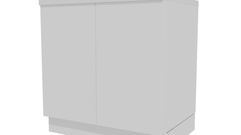 Stylish Modern Bathroom Vanity - Professional 3D Model Render 12