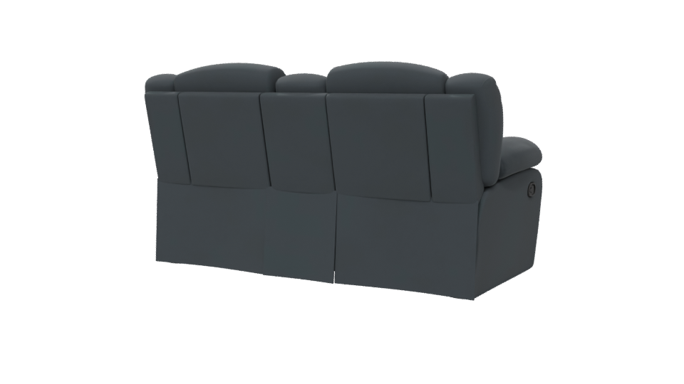 Stylish Reclining Sofa 3D Model - Professional 3D Model Render 6