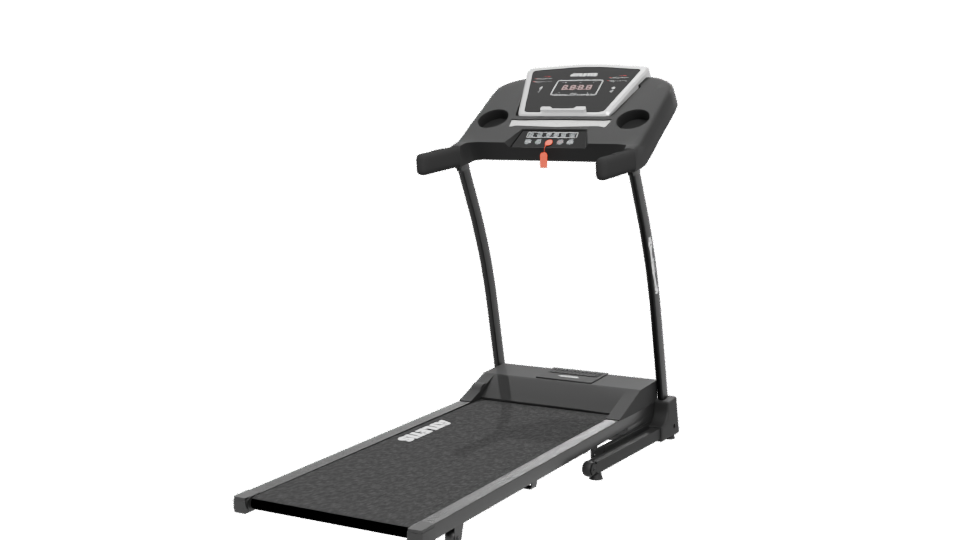 Compact Folding Treadmill Model - Professional 3D Model Render 12