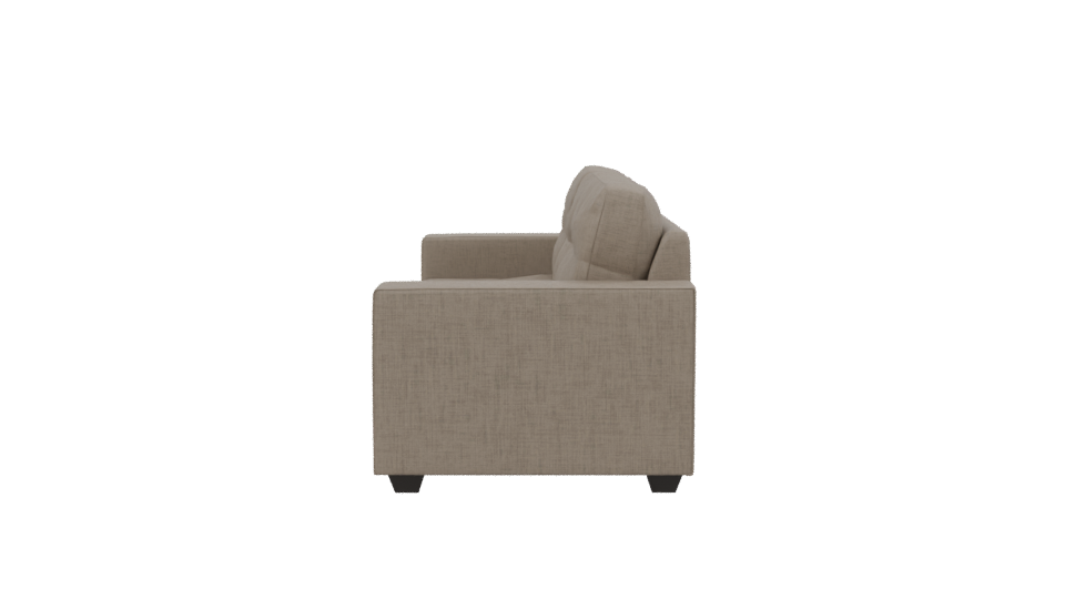 Stylish Modern Fabric Sofa 3D Model - Professional 3D Model Render 2