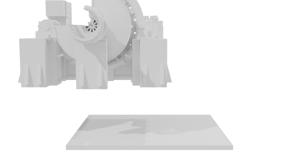 Mining Equipment 3D Model - Professional 3D Model Render 2