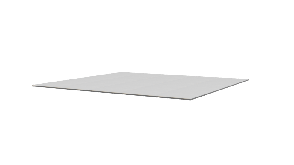 Minimalist Smooth White Floor Panel 3D Model - Professional 3D Model Render 12