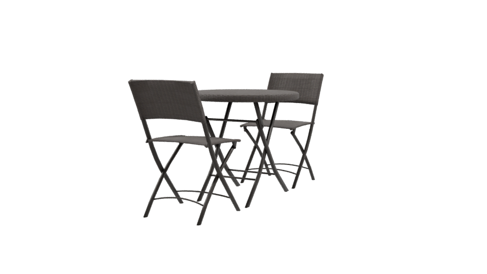 Stylish Outdoor Table Set 3D - Professional 3D Model Render 9