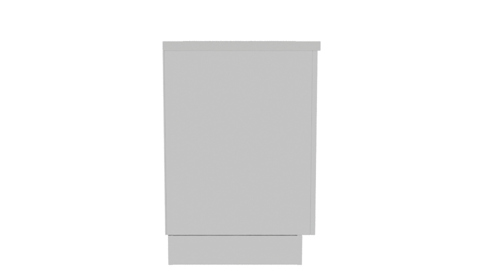 Contemporary Wooden Counter Model - Professional 3D Model Render 8