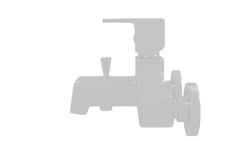 Modern Shower Tub Faucet 3D - Professional 3D Model Render 2