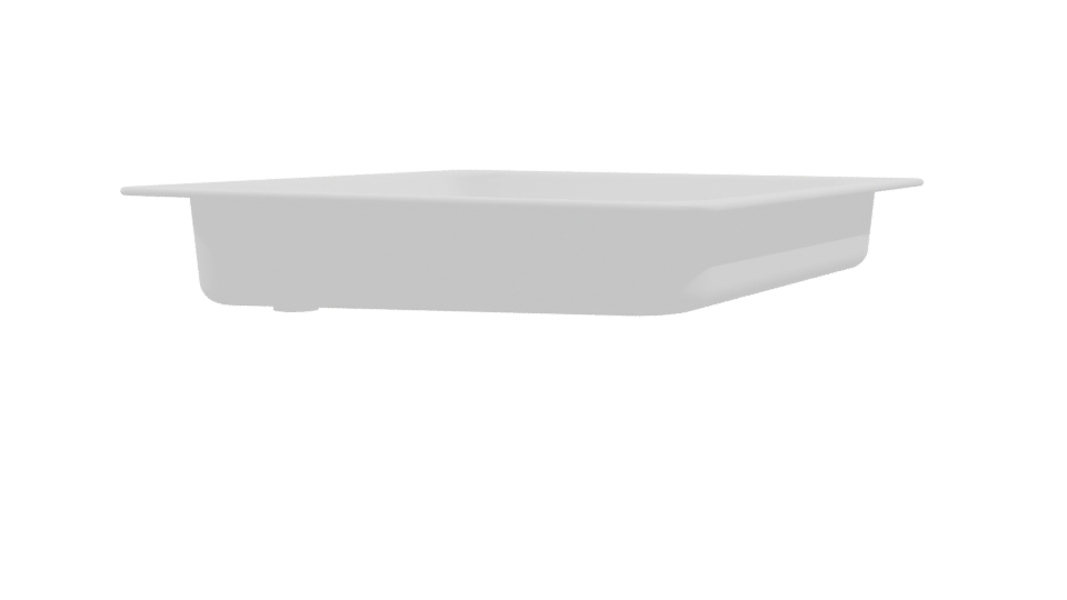 Stylish Rectangular Tray 3D Model - Professional 3D Model Render 9