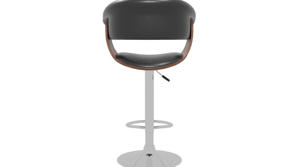 Modern Adjustable Bar Stool 3D - Professional 3D Model Render 5
