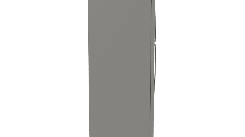 Sleek Stainless Steel Refrigerator 3D Model - Professional 3D Model Render 8