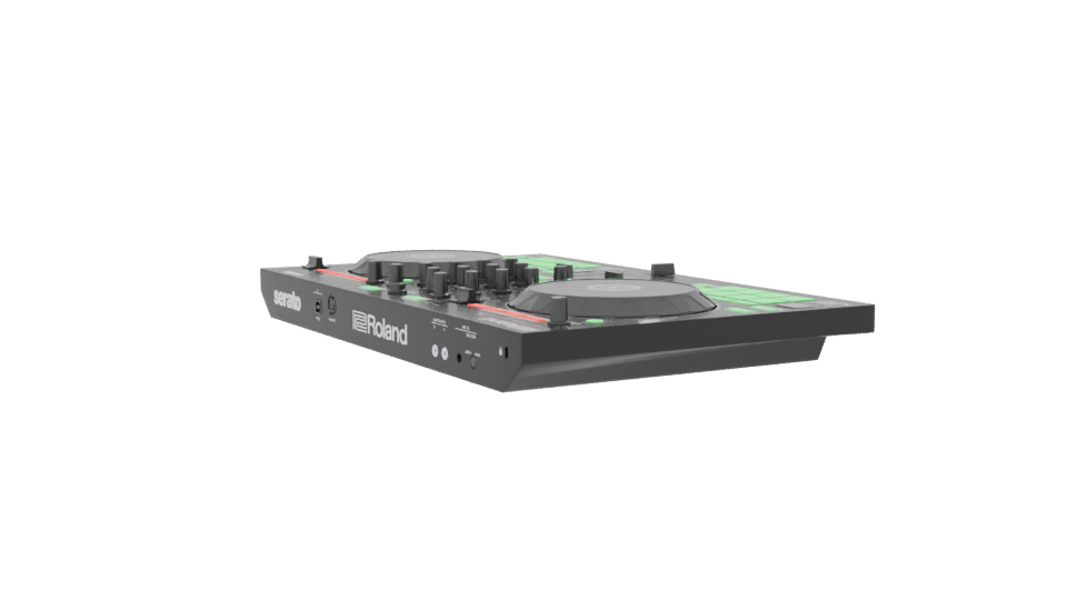Compact DJ Controller 3D Model - Professional 3D Model Render 7