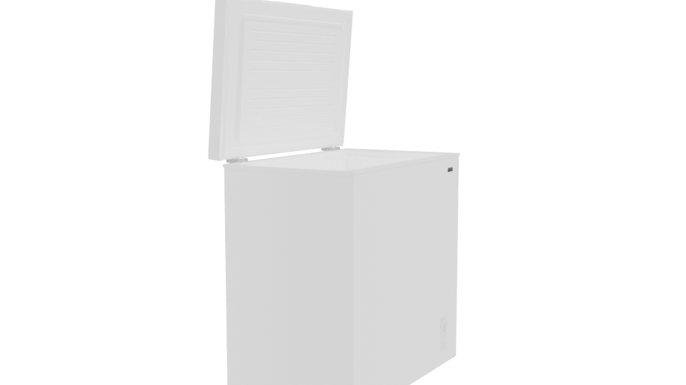 Compact Chest Freezer Model 3D - Professional 3D Model Render 9