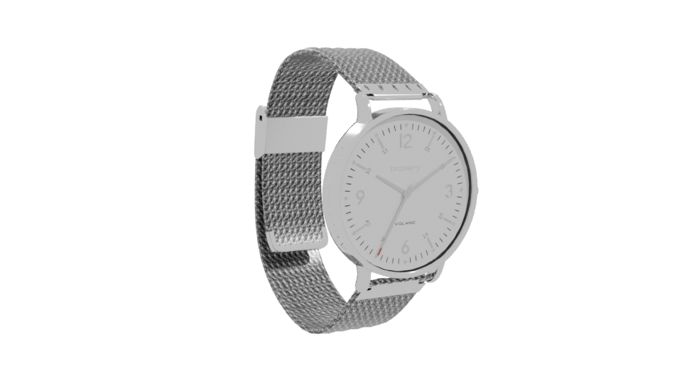 Elegant Volano Watch 3D Model - Professional 3D Model Render 10