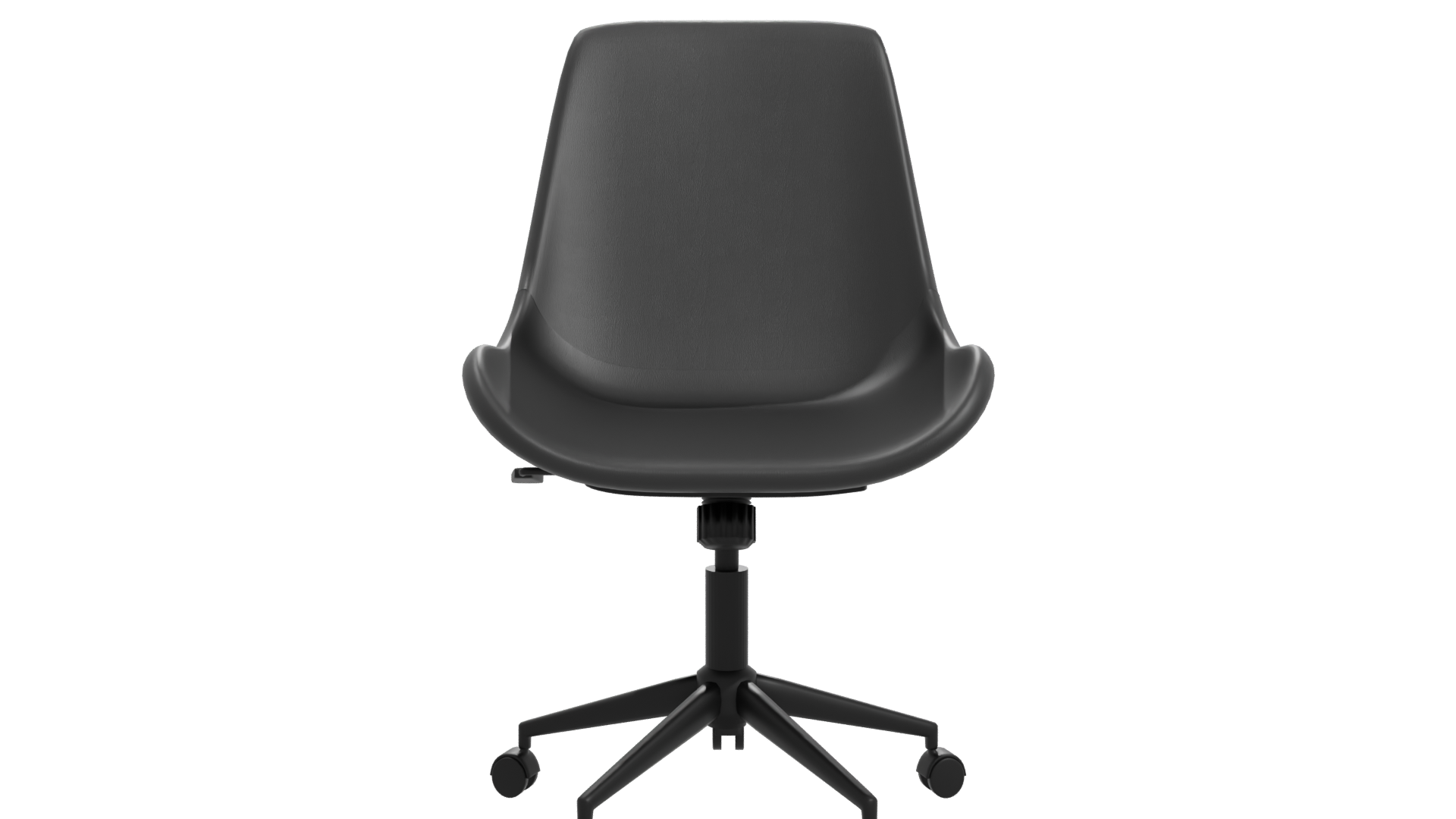 Stylish Black Office Chair 3D - Professional 3D Model Render 11