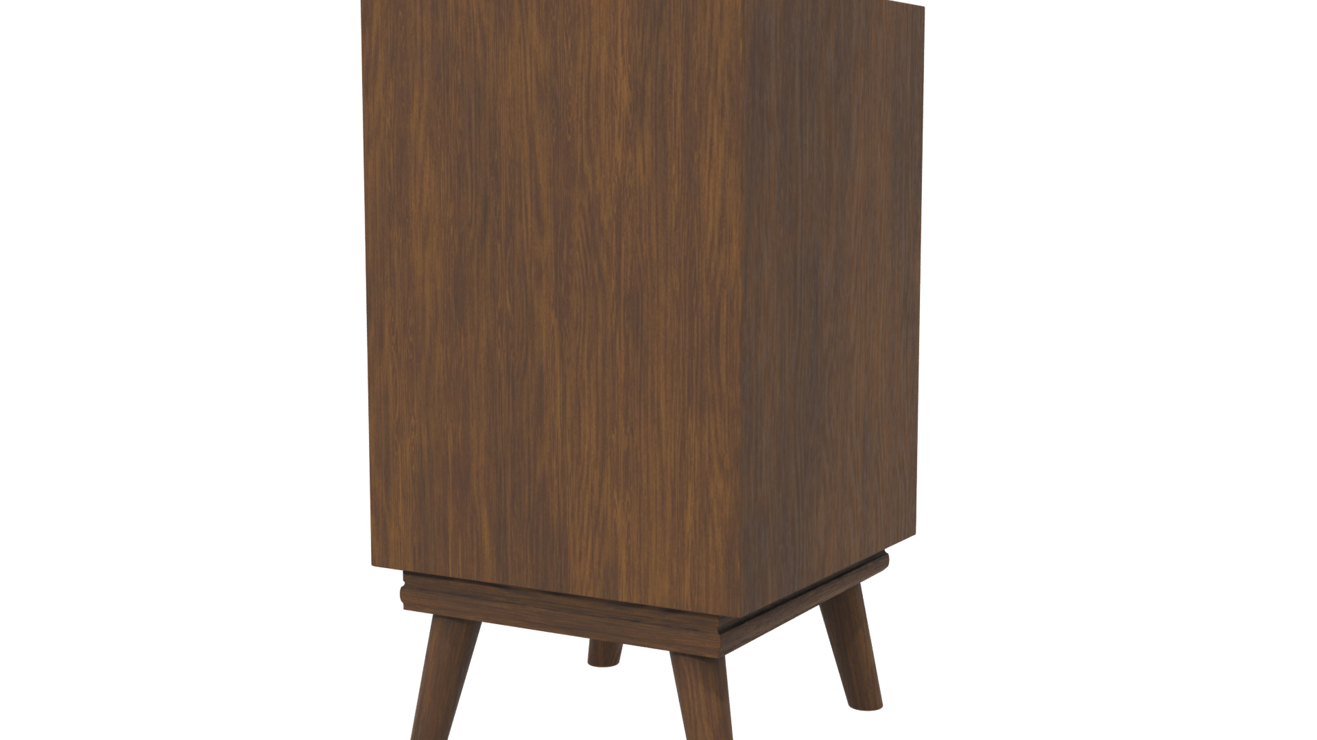 Stylish Wooden Storage Cabinet 3D - Professional 3D Model Render 6